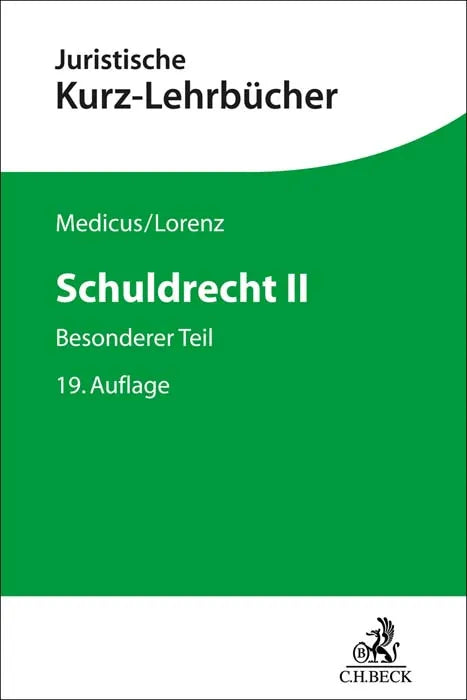 Buchcover von 'Schuldrecht II' - Taschenbuch von Dieter Medicus