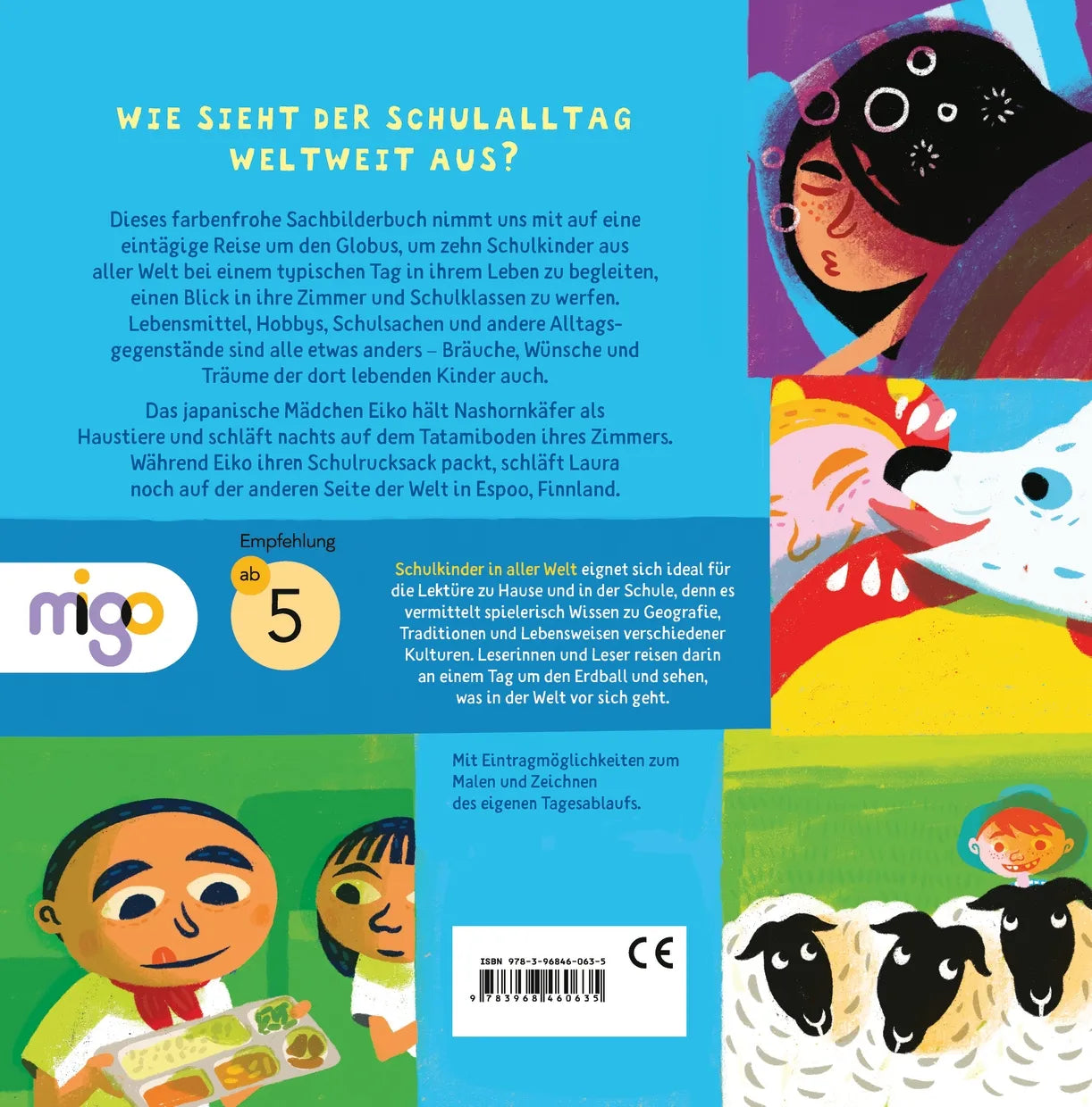 Rückseite: Schulkinder in aller Welt (Hardcover)