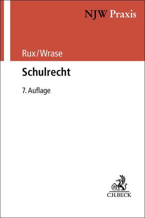 Buchcover von 'Schulrecht' - Taschenbuch von Norbert Niehues