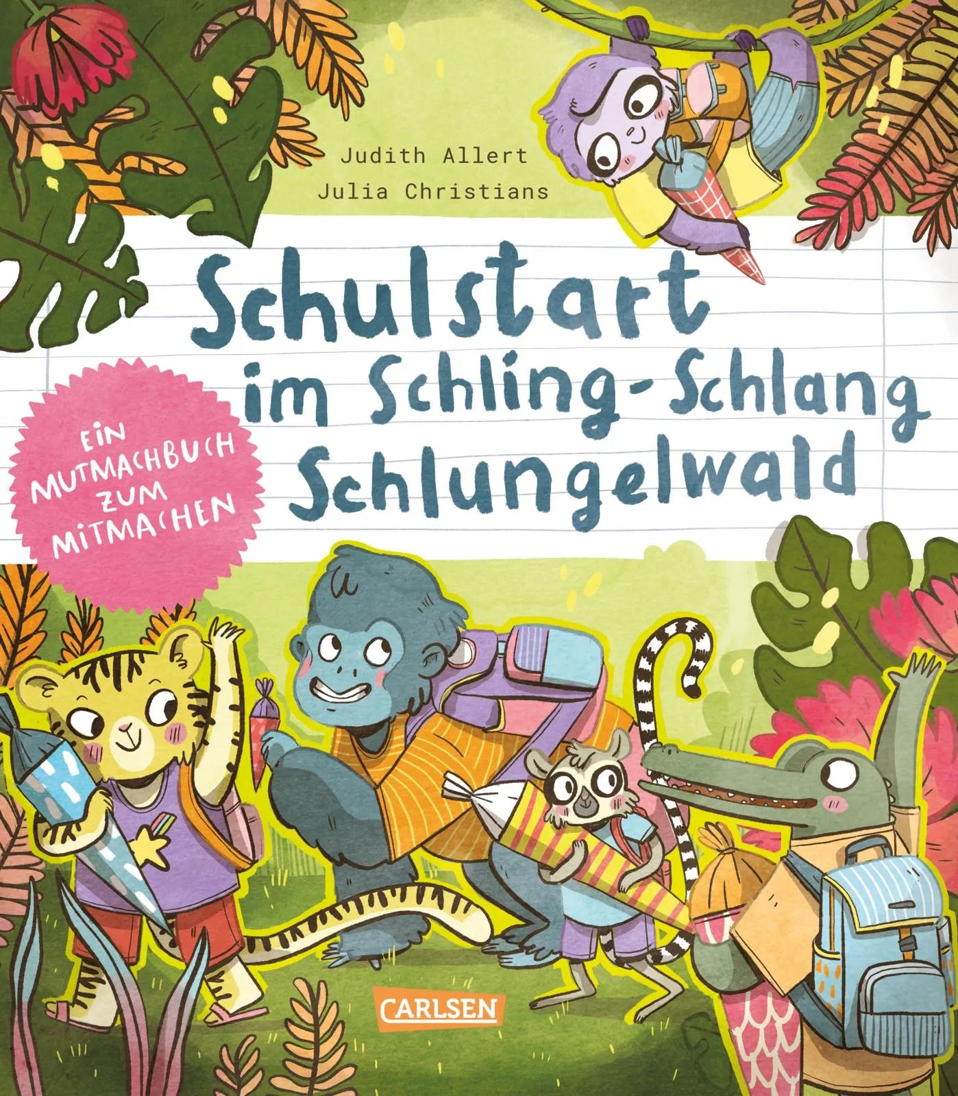 Buchcover von 'Schulstart im Schling-Schlang-Schlungelwald' - Gebundene Ausgabe von Judith Allert