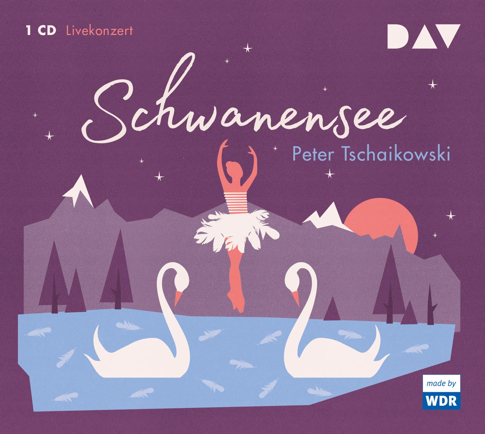 Buchcover von 'Schwanensee' - Hörbuch (CD) von Peter Tschaikowski