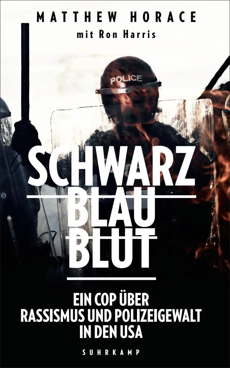 Buchcover von 'Schwarz Blau Blut' - Paperback von Matthew Horace