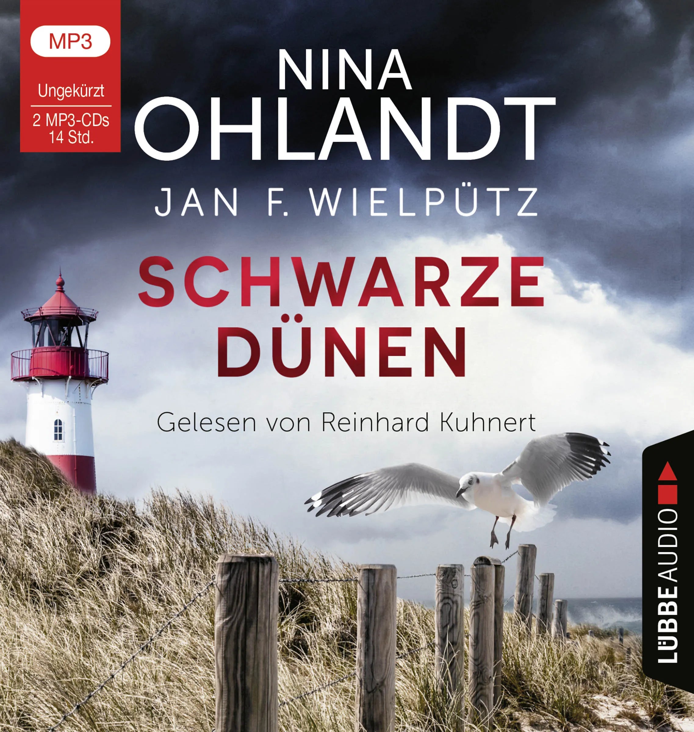 Buchcover von 'Schwarze Dünen' - Hörbuch (CD) von Nina Ohlandt