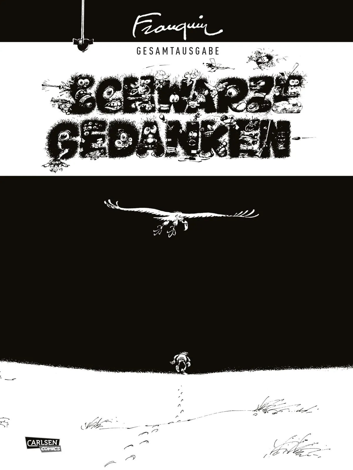 Buchcover von 'Schwarze Gedanken Gesamtausgabe' - Gebundene Ausgabe von André Franquin