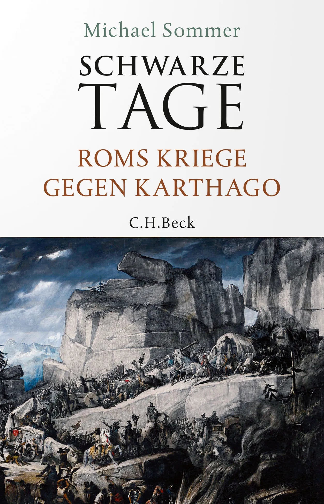 Buchcover von 'Schwarze Tage' - Gebundene Ausgabe von Michael Sommer