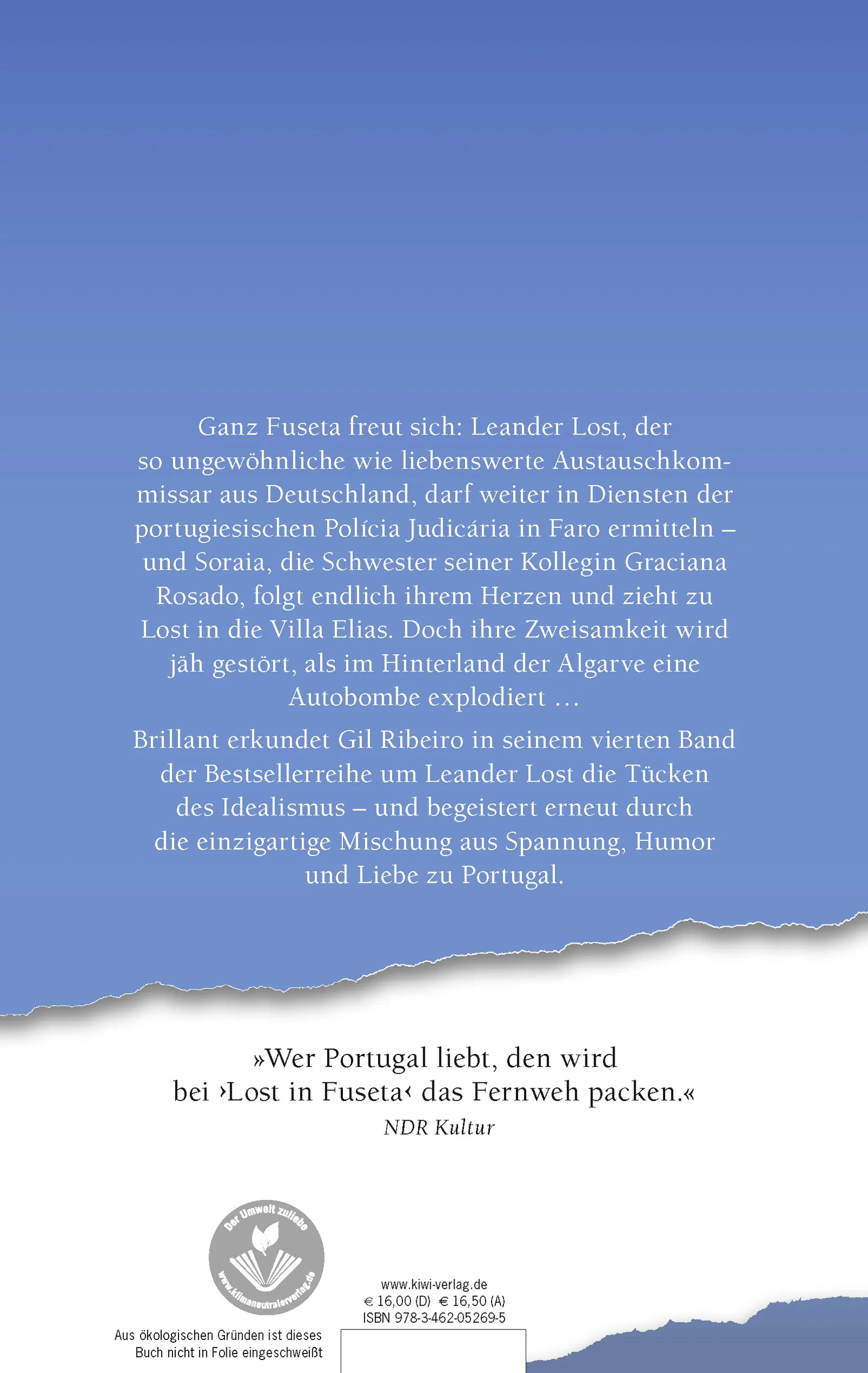 Buchrückseite von 'Schwarzer August' mit Klappentext - Paperback