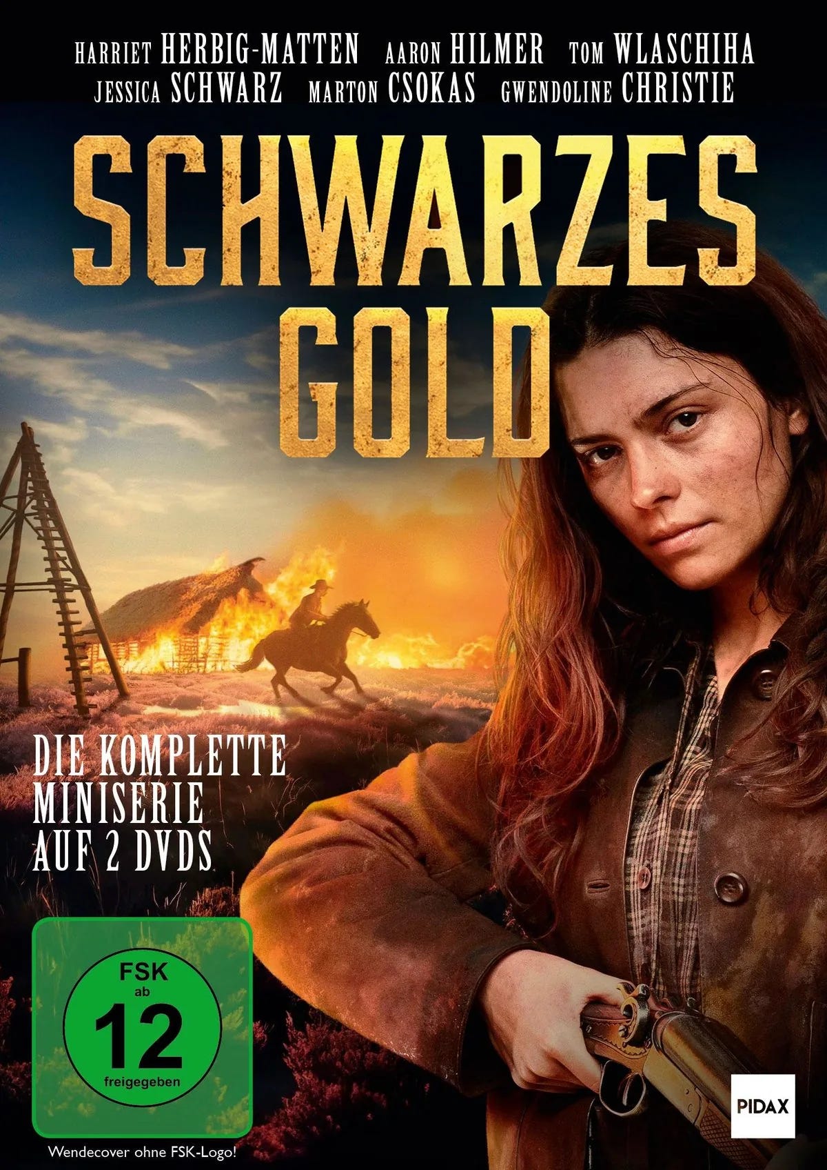 DVD-Cover: Schwarzes Gold. Regie: Nina Wolfrum