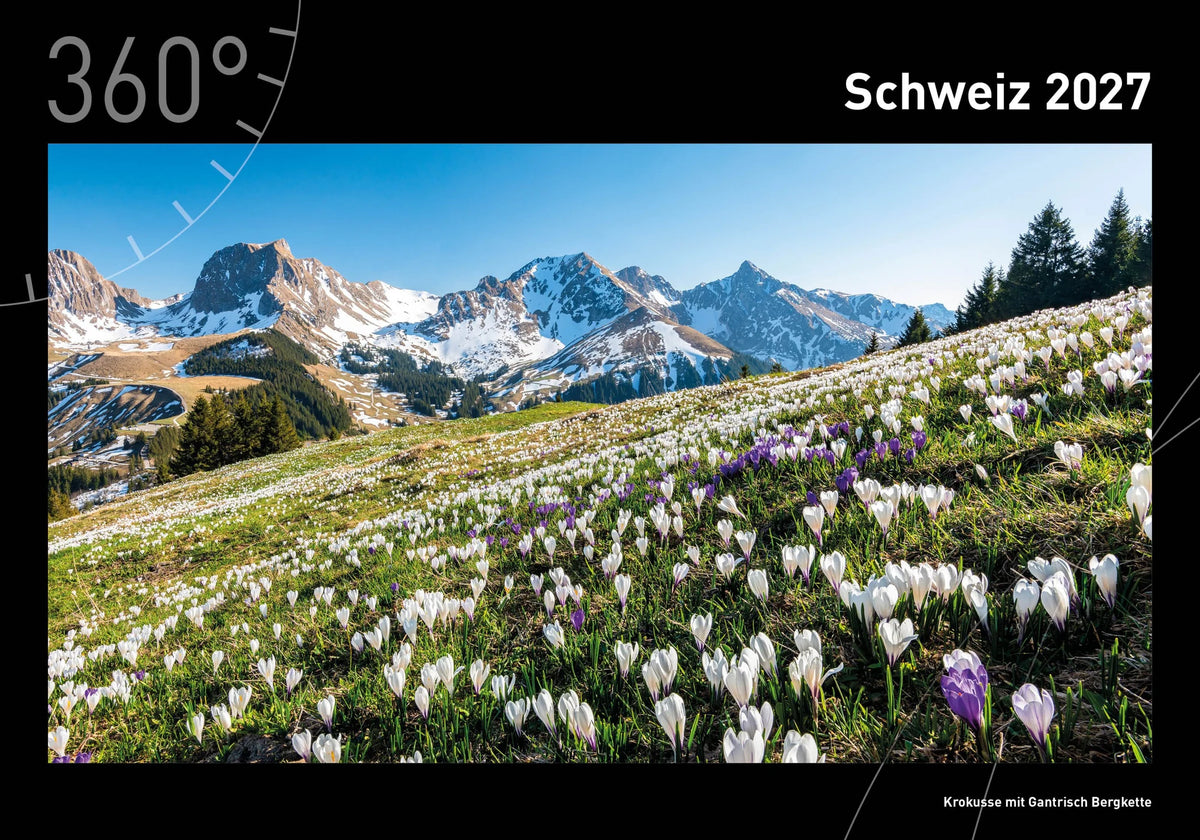 Wandkalender: Schweiz Premiumkalender 2027