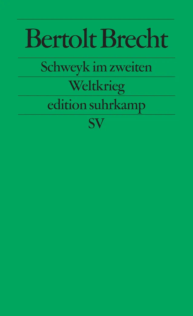 Buchcover von 'Schweyk im zweiten Weltkrieg' - Taschenbuch von Bertolt Brecht