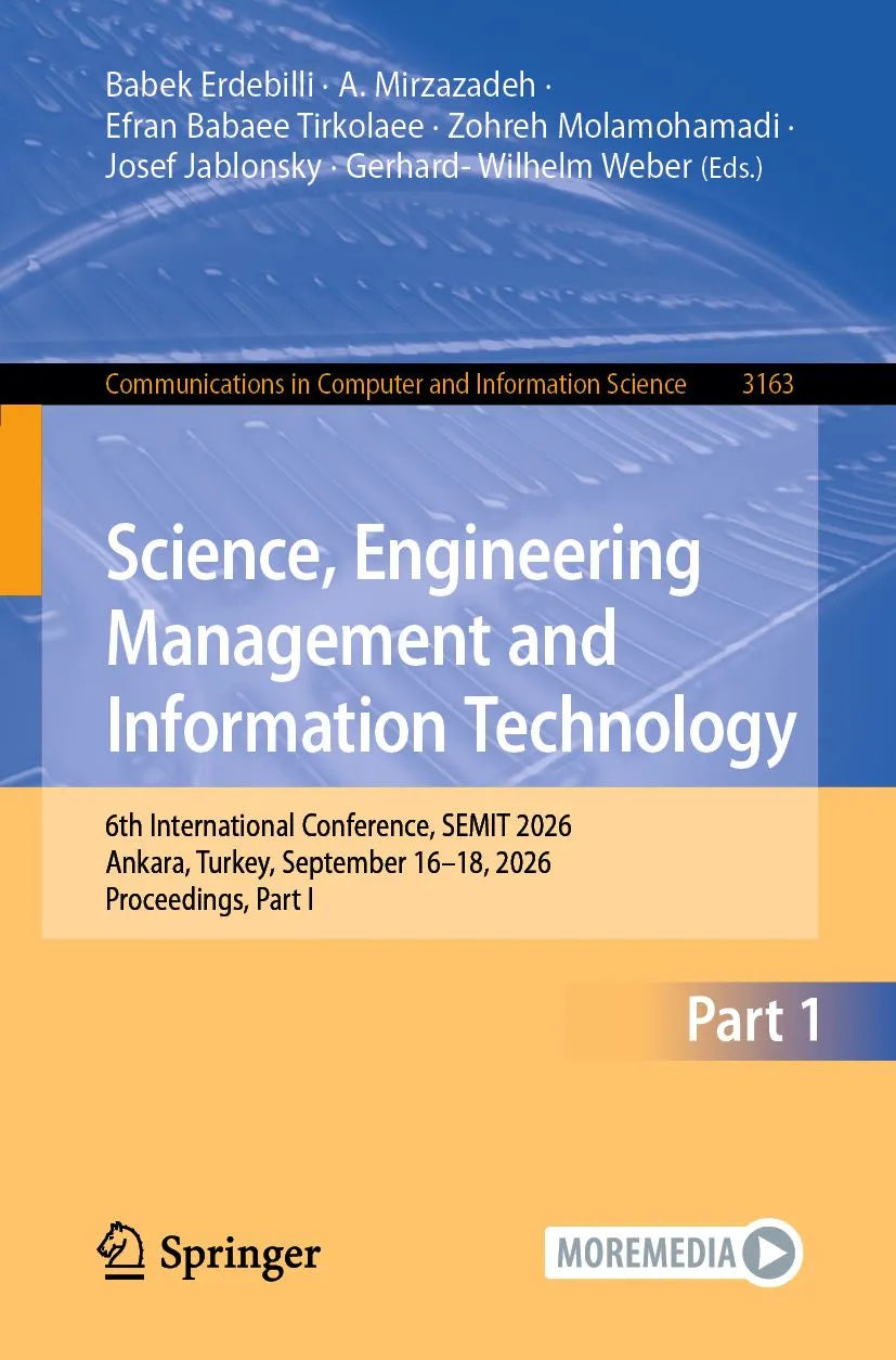 Cover: Science, Engineering Management and Information Technology (E-Book) von Babek Erdebilli
