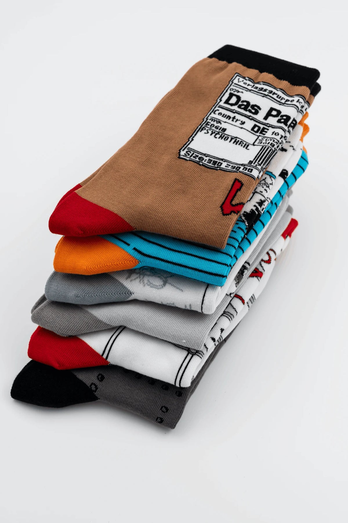 Sebastian Fitzek-Socken "Das Kalendermädchen" Größe 41 - 46 – Ansicht