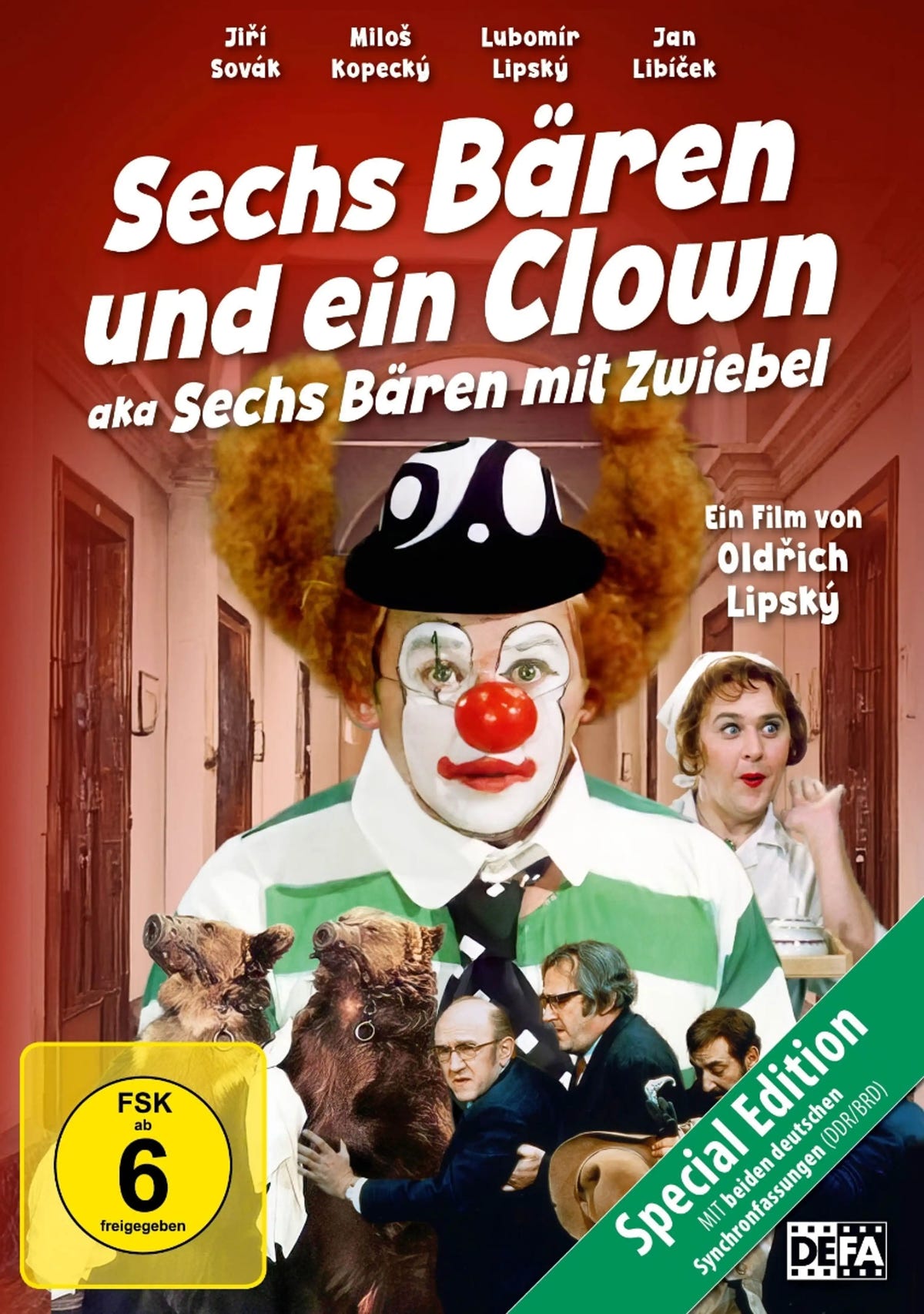 Sechs Bären und ein Clown DVD Cover – Frontcover Bild