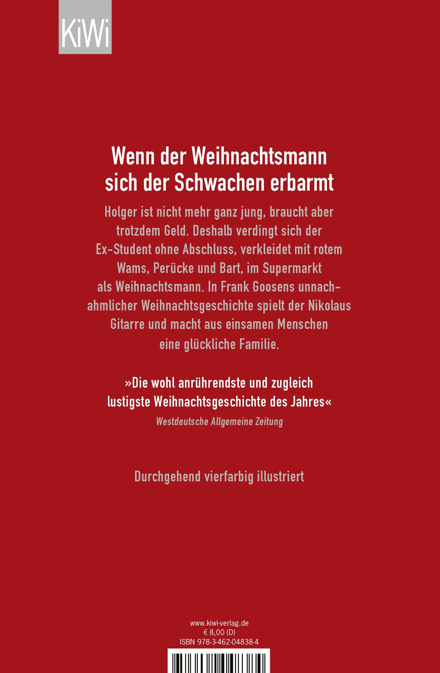 Buchrückseite von 'Sechs silberne Saiten' mit Klappentext - Taschenbuch