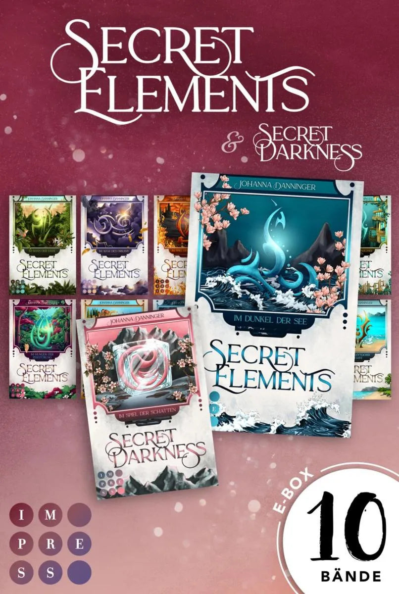 Cover: Secret Elements: 10 Bände in einem MEGA-Bundle! (E-Book) von Johanna Danninger