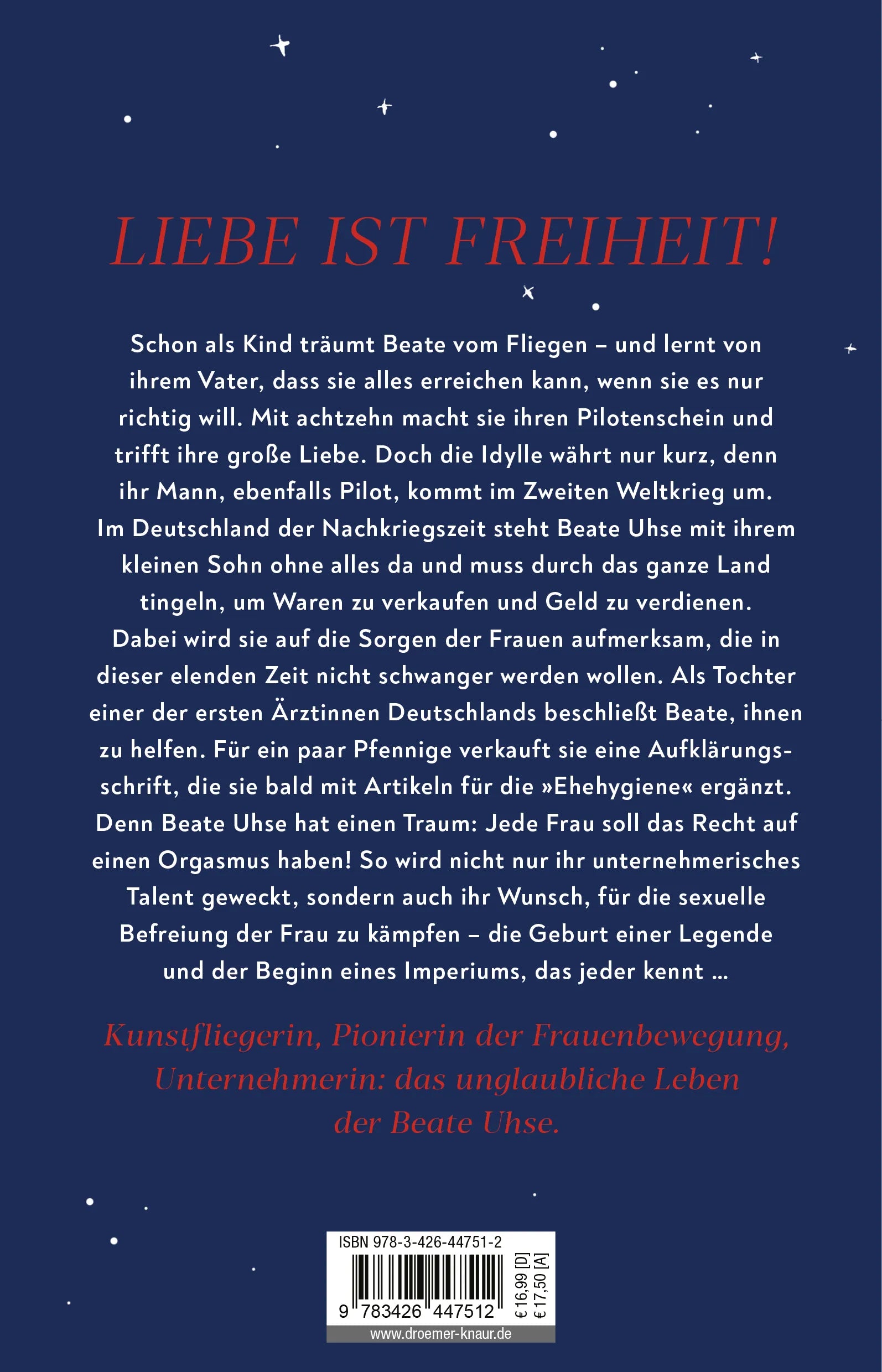Buchrückseite von 'Seid nett aufeinander' mit Klappentext - Paperback
