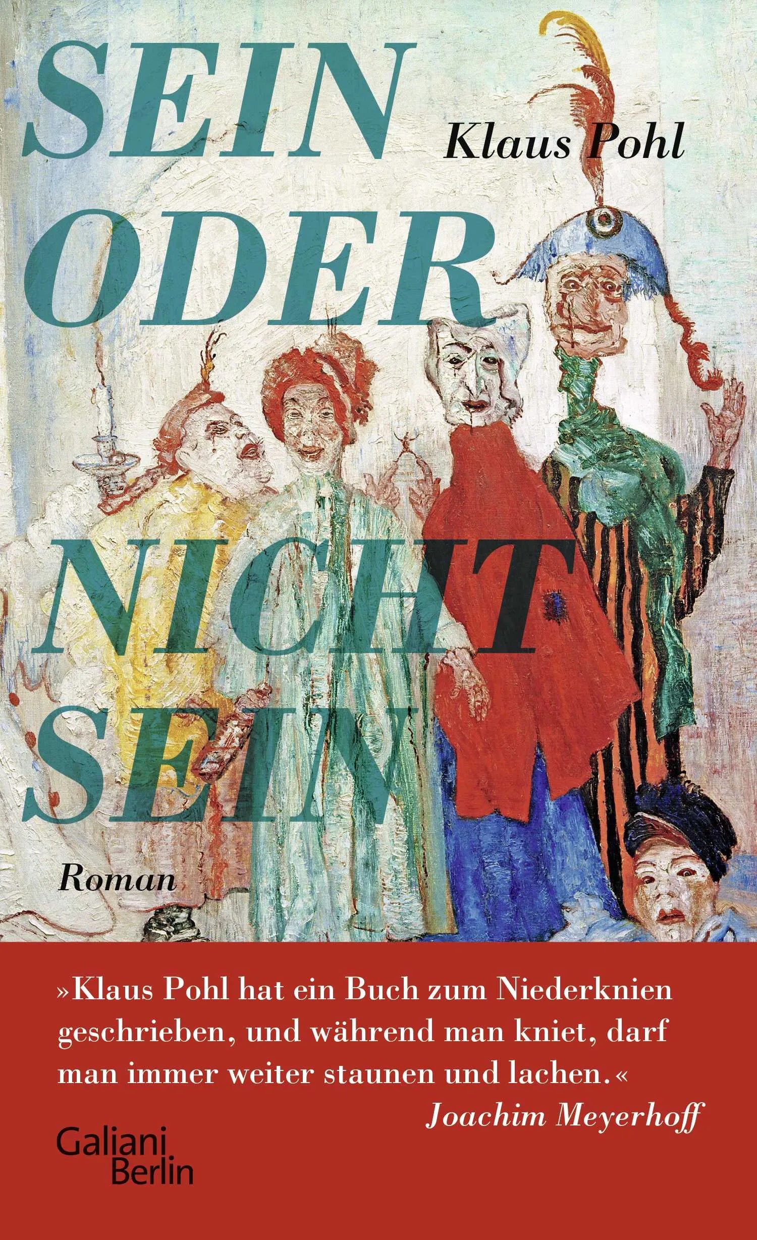 Buchcover von 'Sein oder Nichtsein' - Gebundene Ausgabe von Klaus Pohl