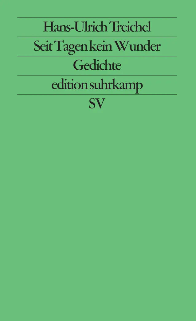Buchcover von 'Seit Tagen kein Wunder' - Taschenbuch von Hans-Ulrich Treichel