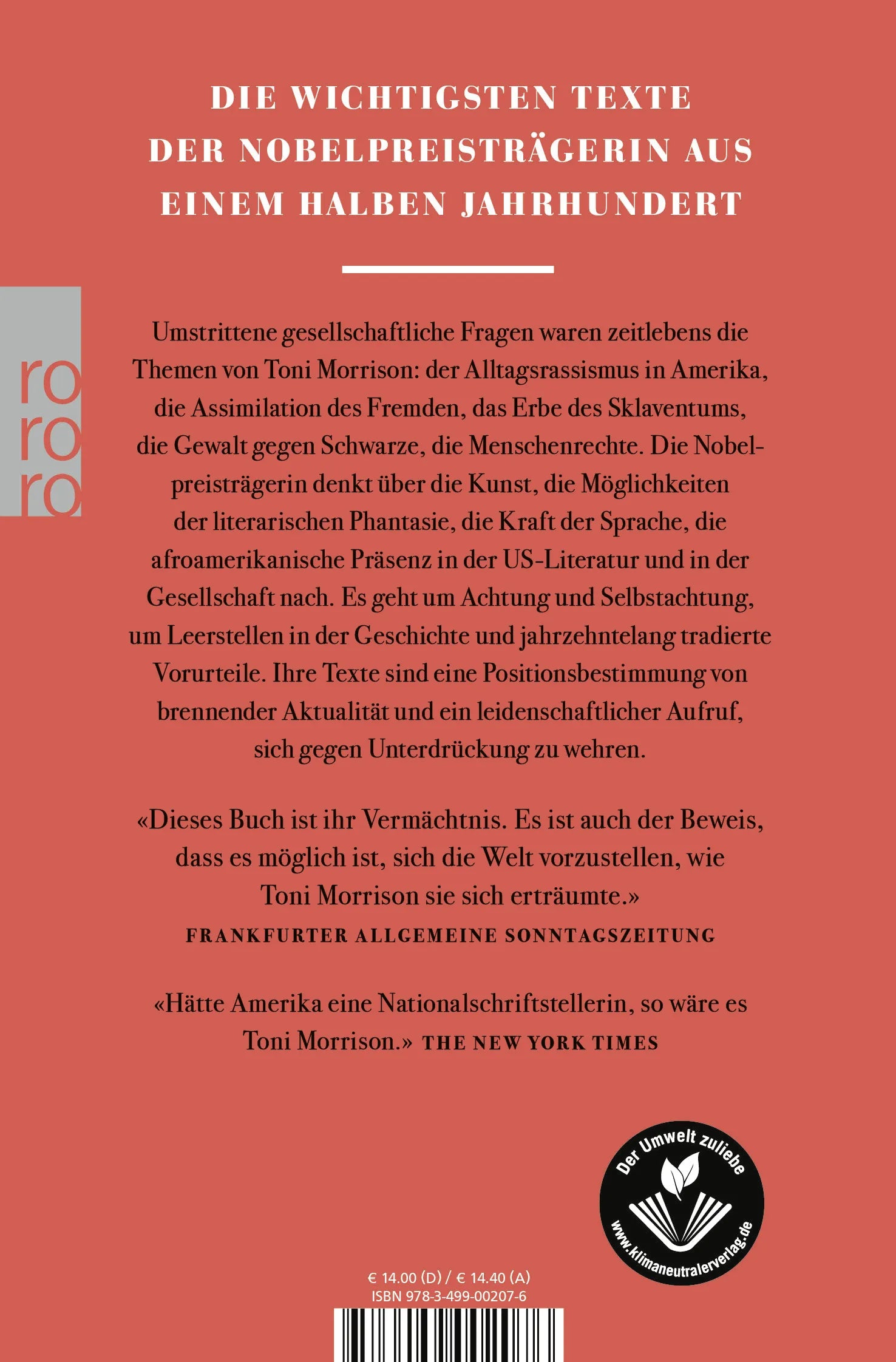 Buchrückseite von 'Selbstachtung' mit Klappentext - Taschenbuch