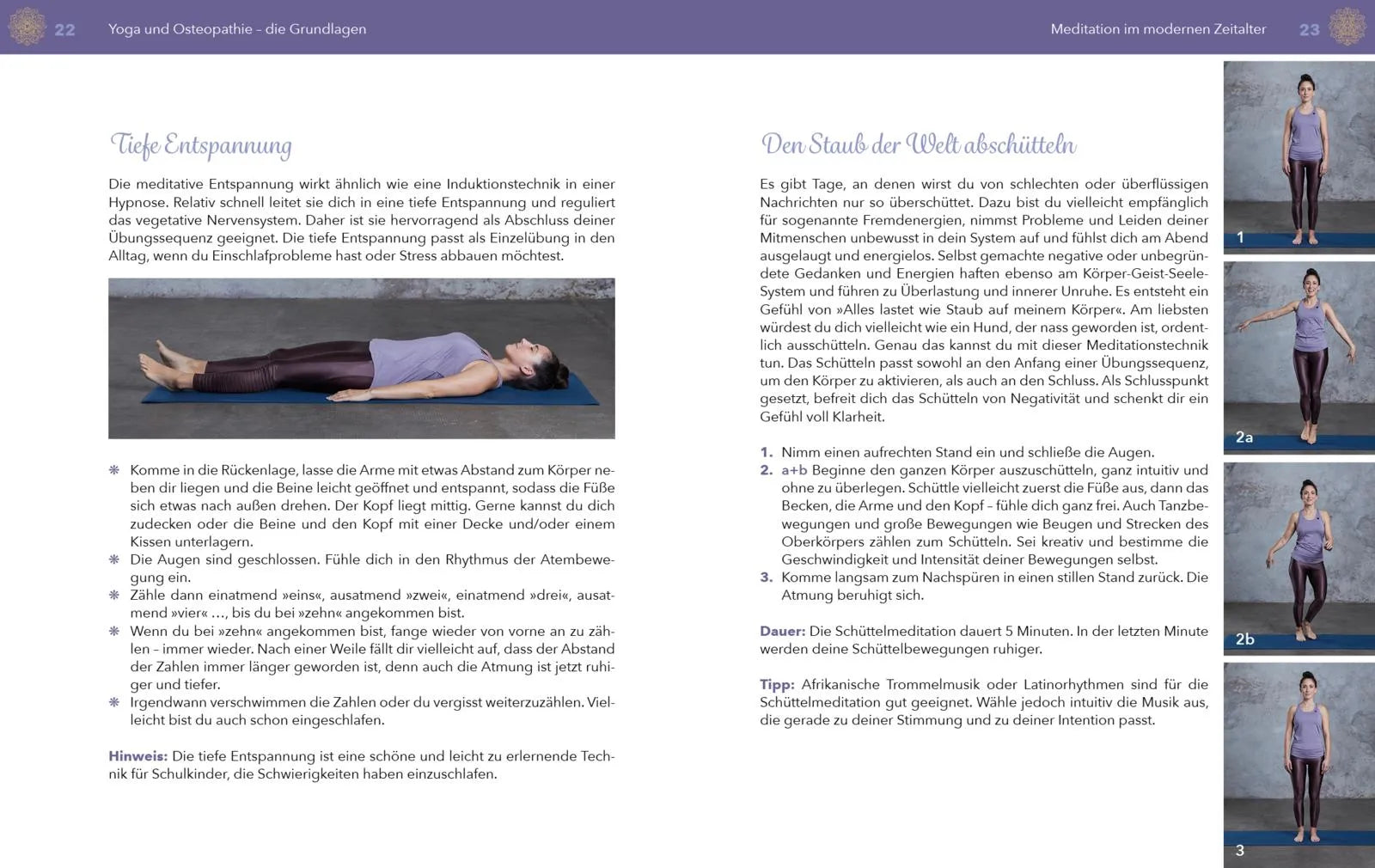 Innenansicht von 'Selbstheilung mit Yoga und Osteopathie' - Taschenbuch