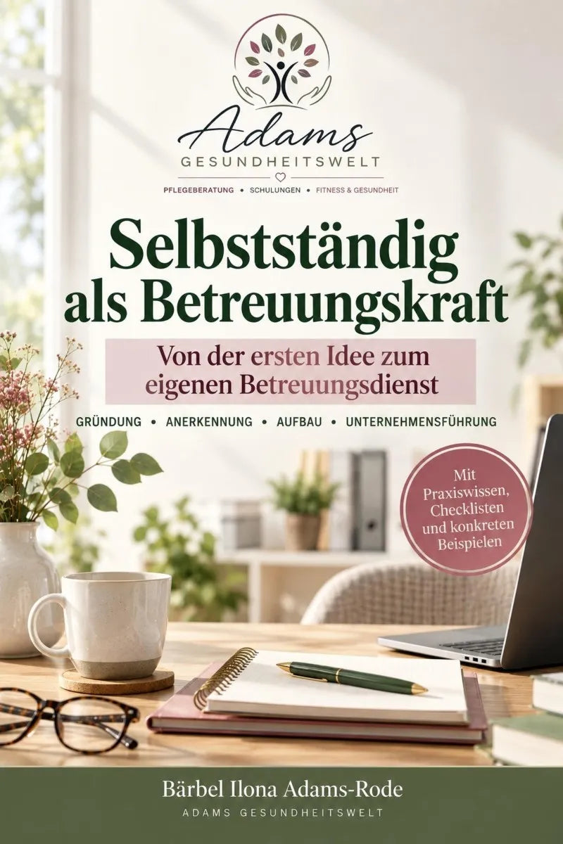 Cover: Selbstständig als Betreuungskraft (E-Book) von Bärbel Ilona Adams-Rode