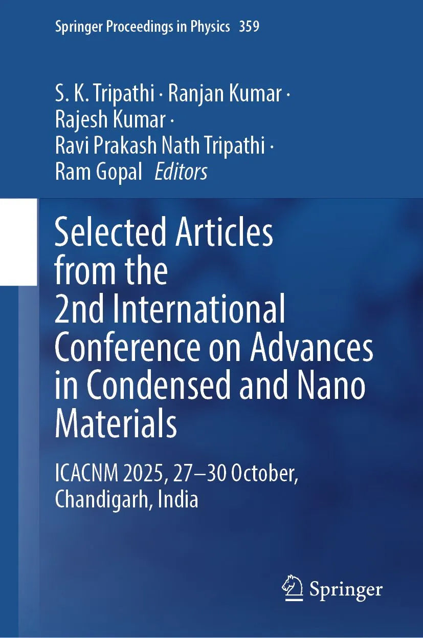 Cover: Selected Articles from the 2nd International Conference on Advances in Condensed and Nano Materials (E-Book) von S. K. Tripathi
