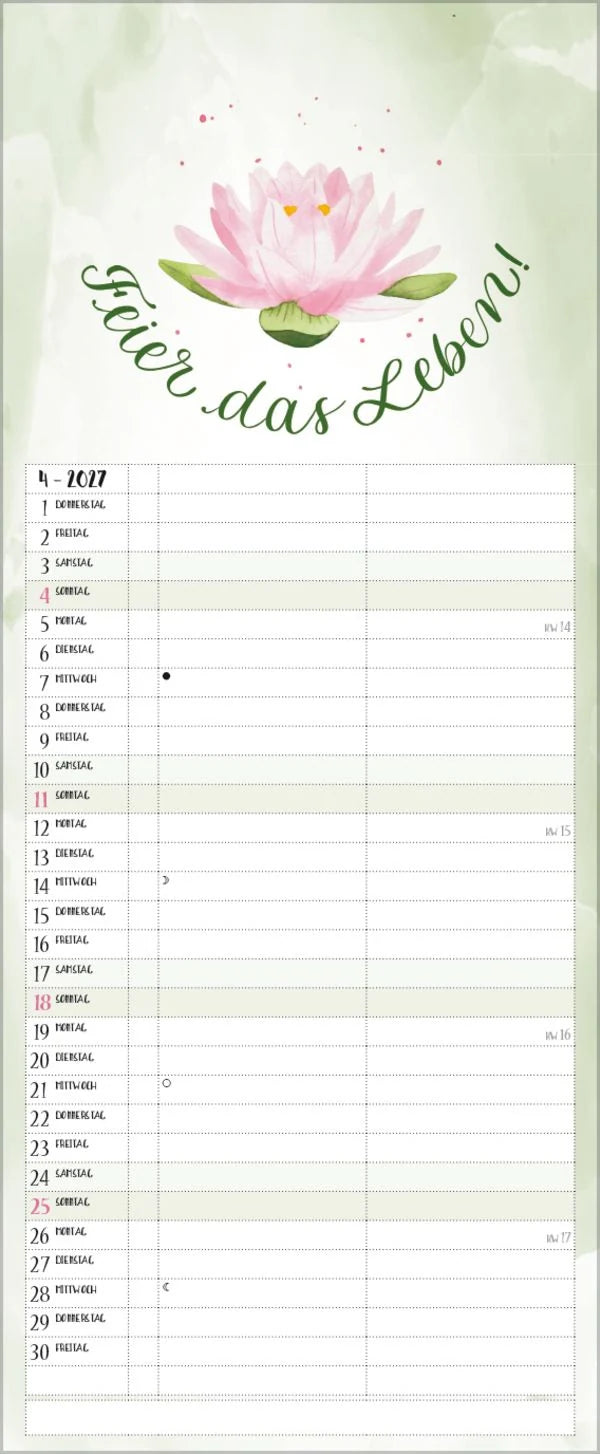 Selfcare - My Timer 2027 – Ansicht