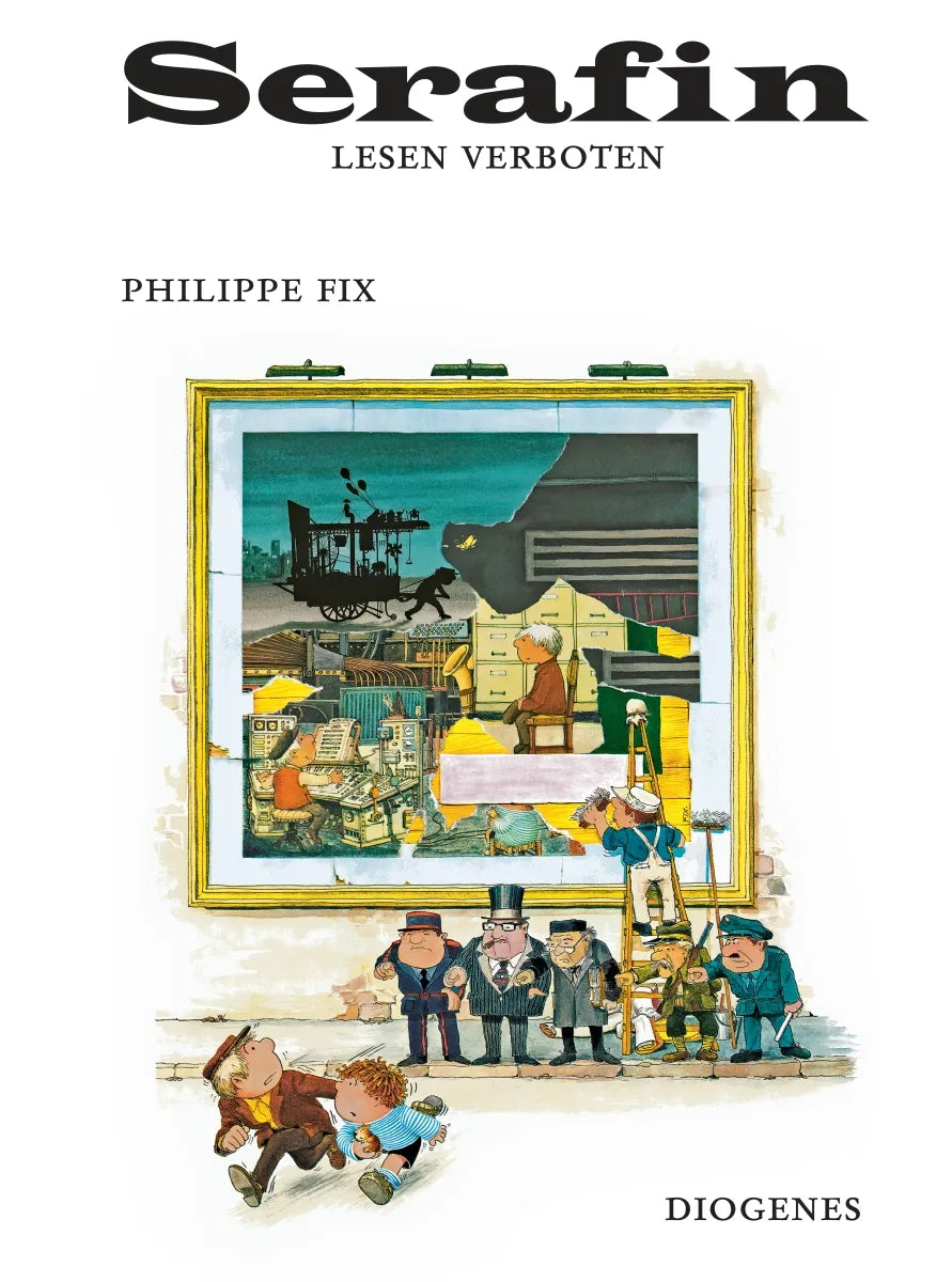 Buchcover von 'Serafin lesen verboten' - Gebundene Ausgabe von Philippe Fix