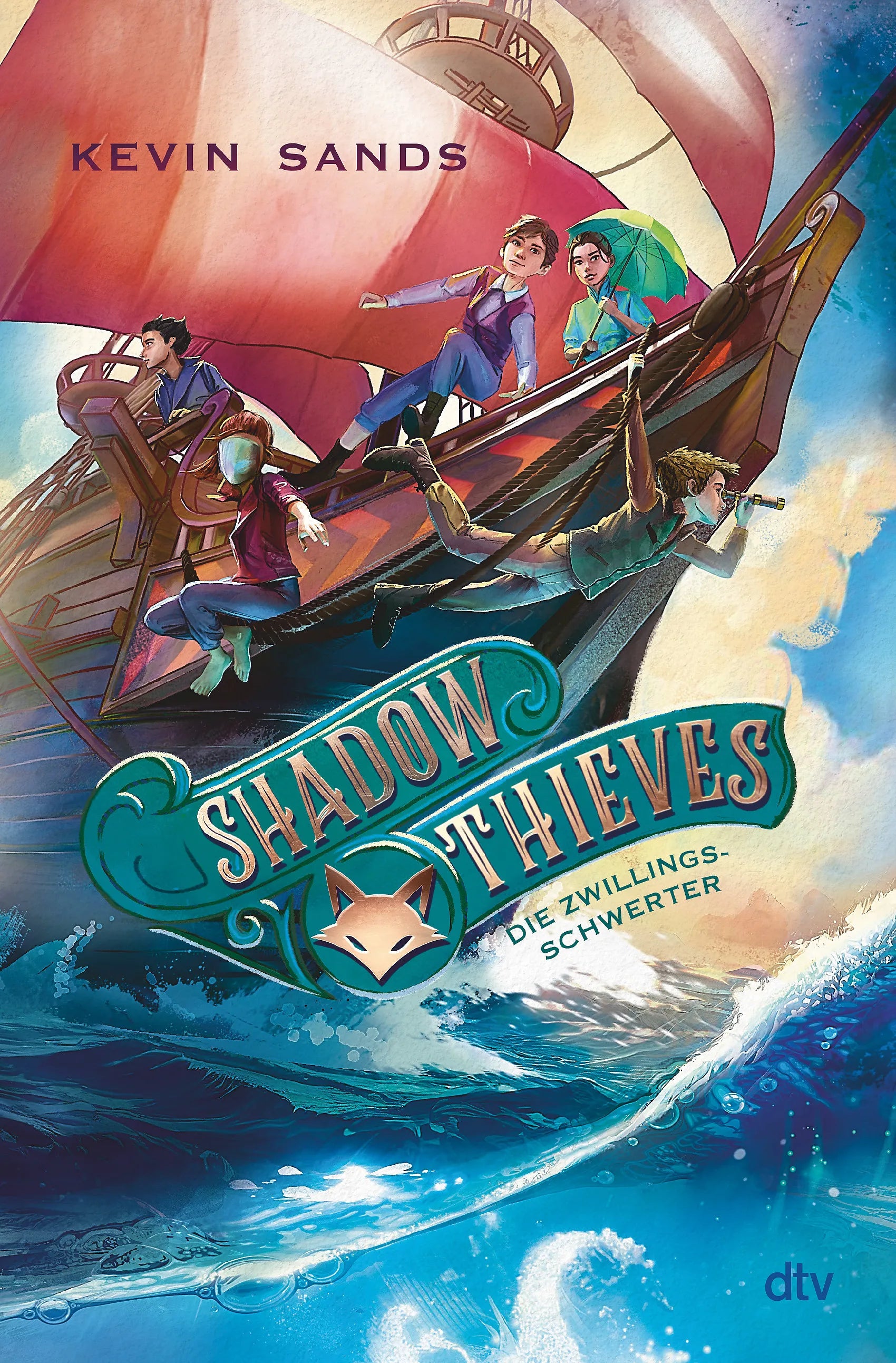 Buchcover von 'Shadow Thieves – Die Zwillingsschwerter' - Gebundene Ausgabe von Kevin Sands
