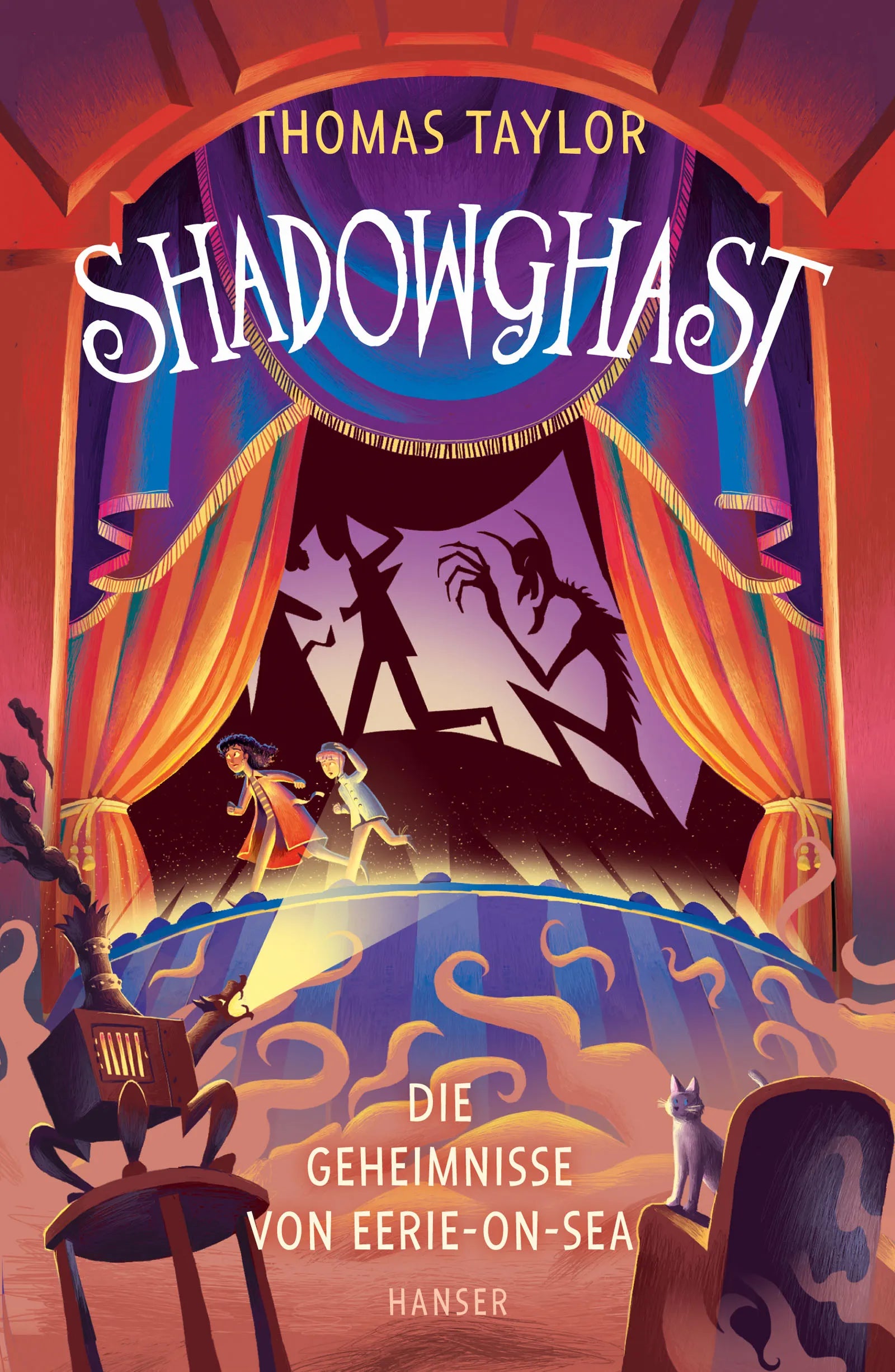 Buchcover von 'Shadowghast - Die Geheimnisse von Eerie-on-Sea' - Gebundene Ausgabe von Thomas Taylor