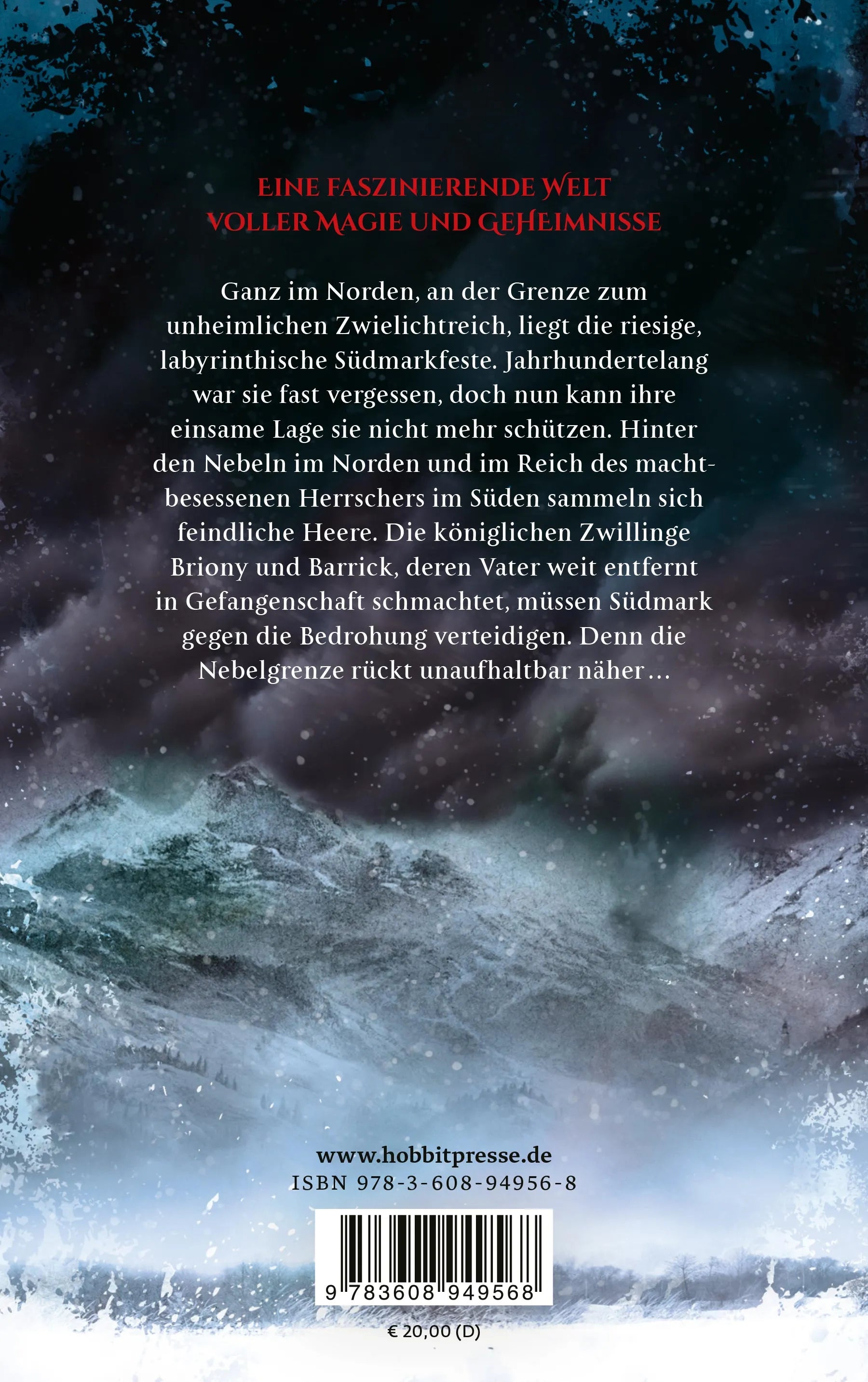 Buchrückseite von 'Shadowmarch. Band 1' mit Klappentext - Taschenbuch
