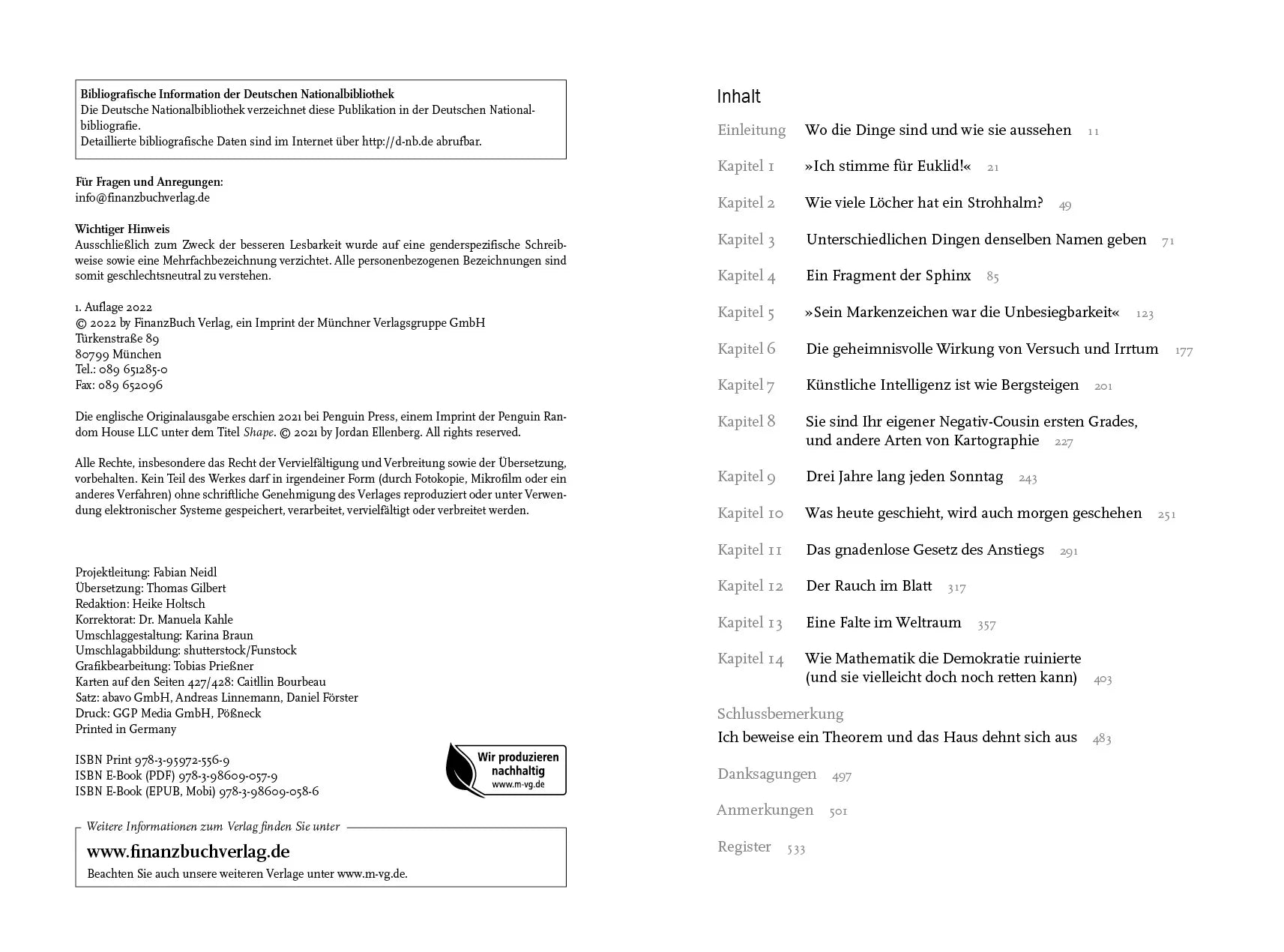 Innenansicht von 'Shape' - Gebundene Ausgabe