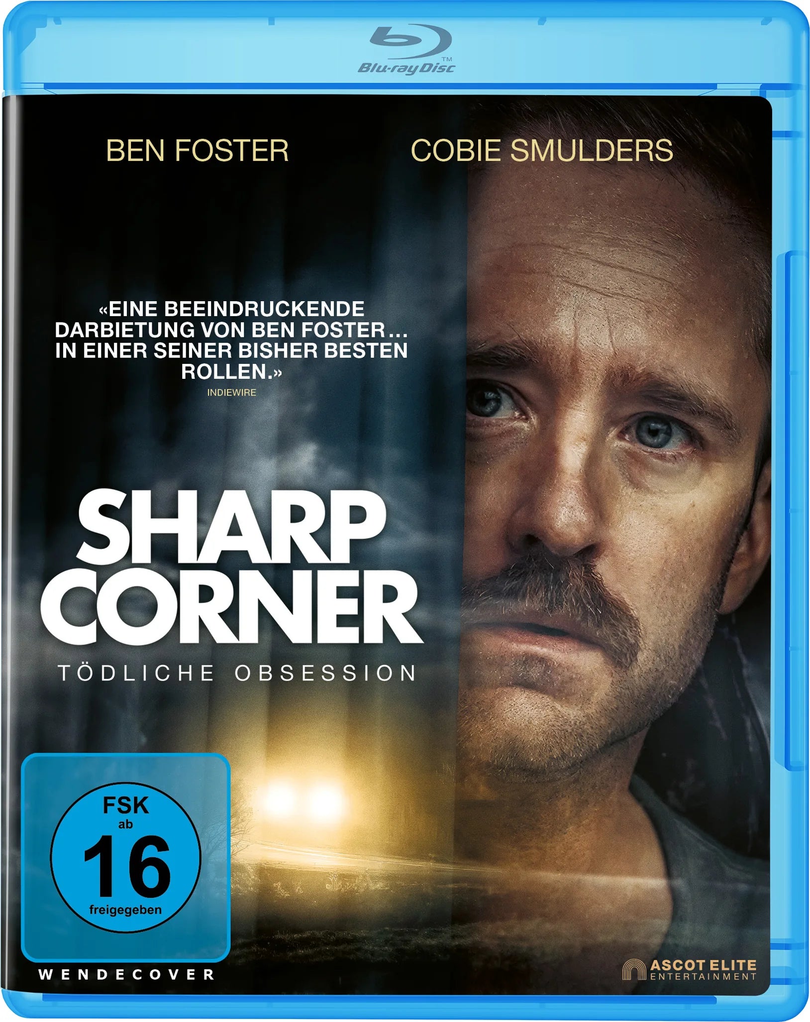 Blu-ray-Cover: Sharp Corner - Tödliche Obsession. Regie: Jason Buxton