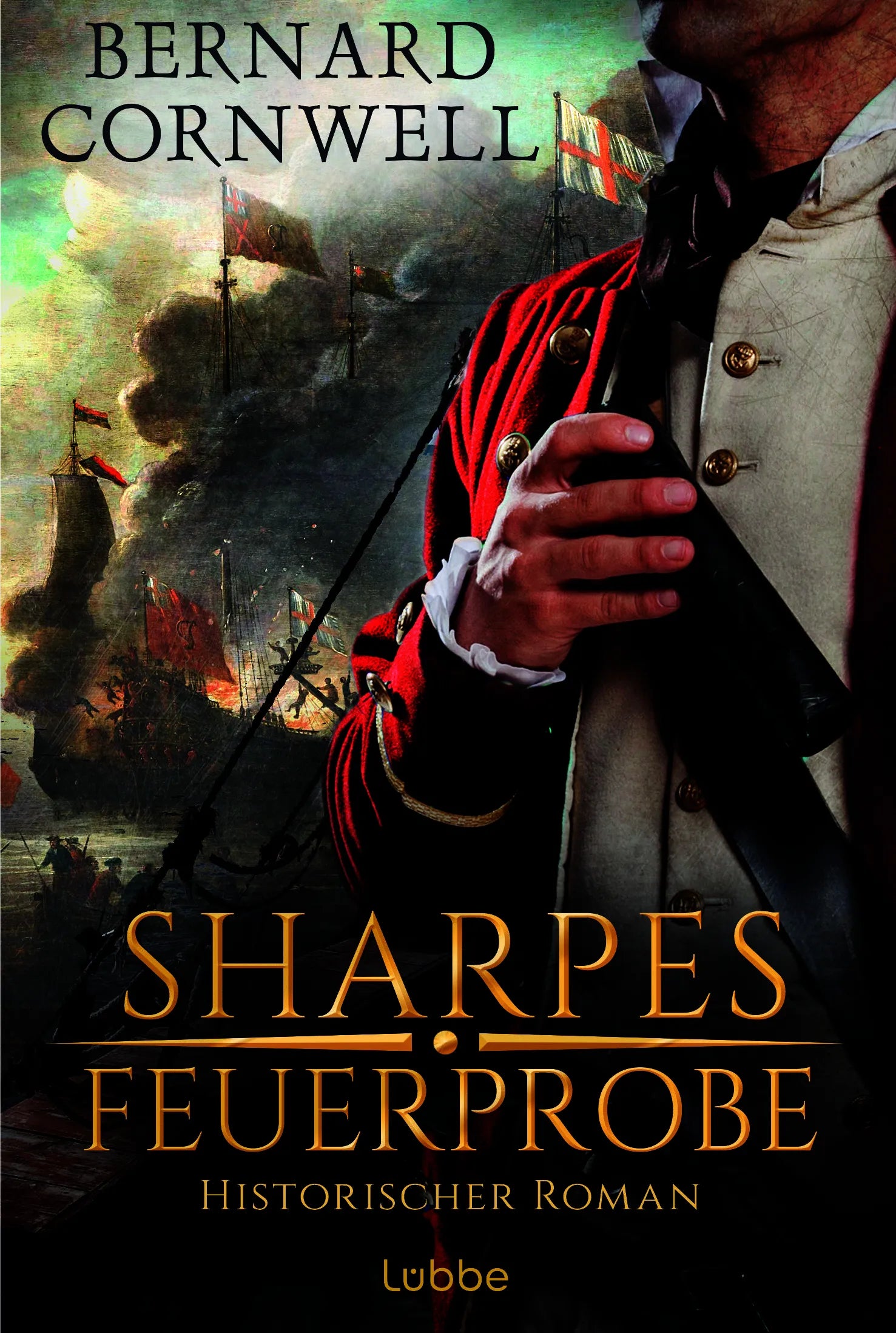 Buchcover von 'Sharpes Feuerprobe' - Taschenbuch von Bernard Cornwell