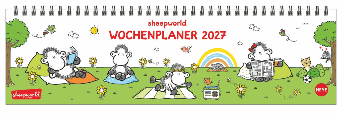 Tischkalender: sheepworld Wochenquerplaner 2027