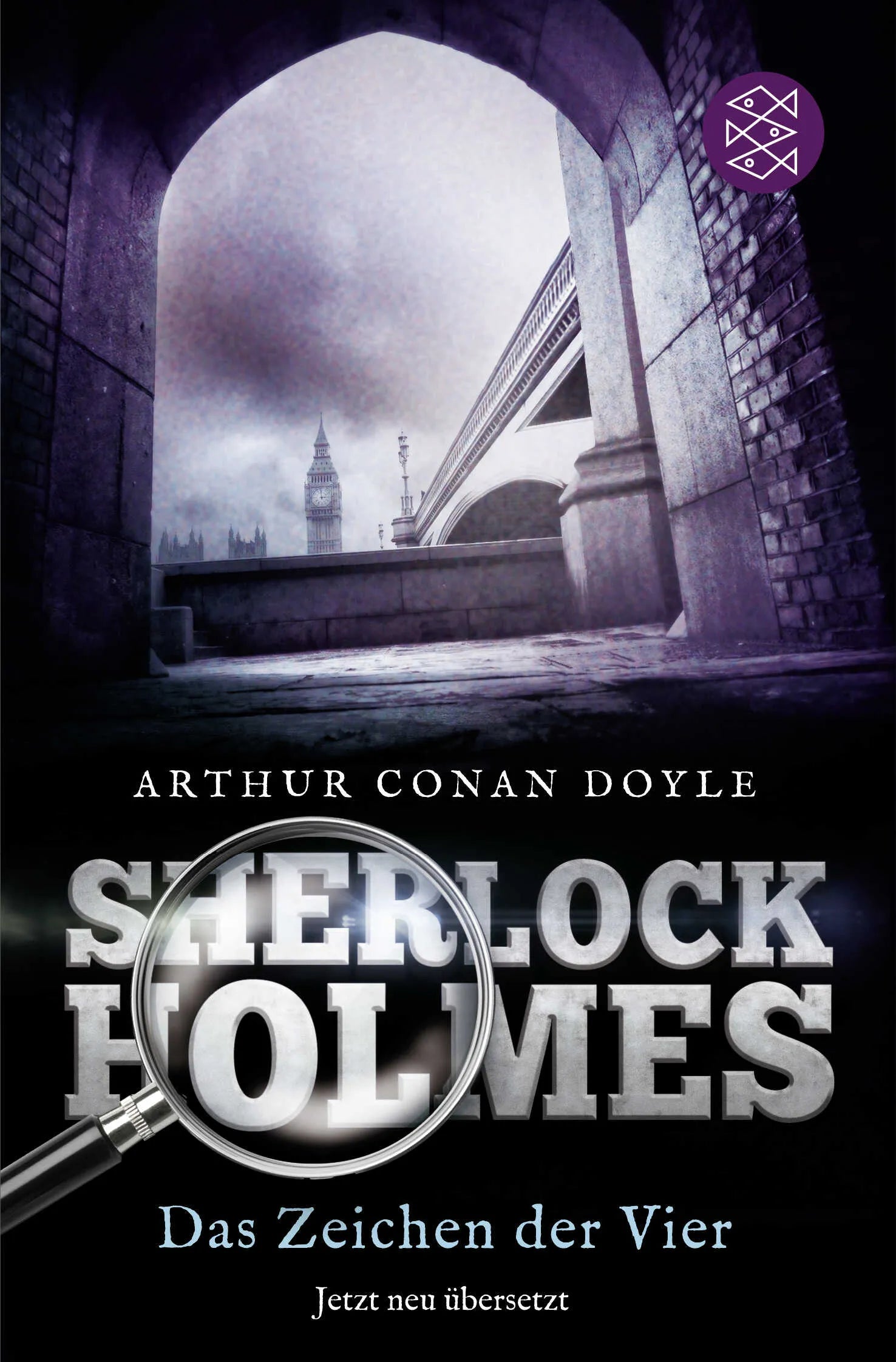 Buchcover von 'Sherlock Holmes - Das Zeichen der Vier' - Taschenbuch von Arthur Conan Doyle