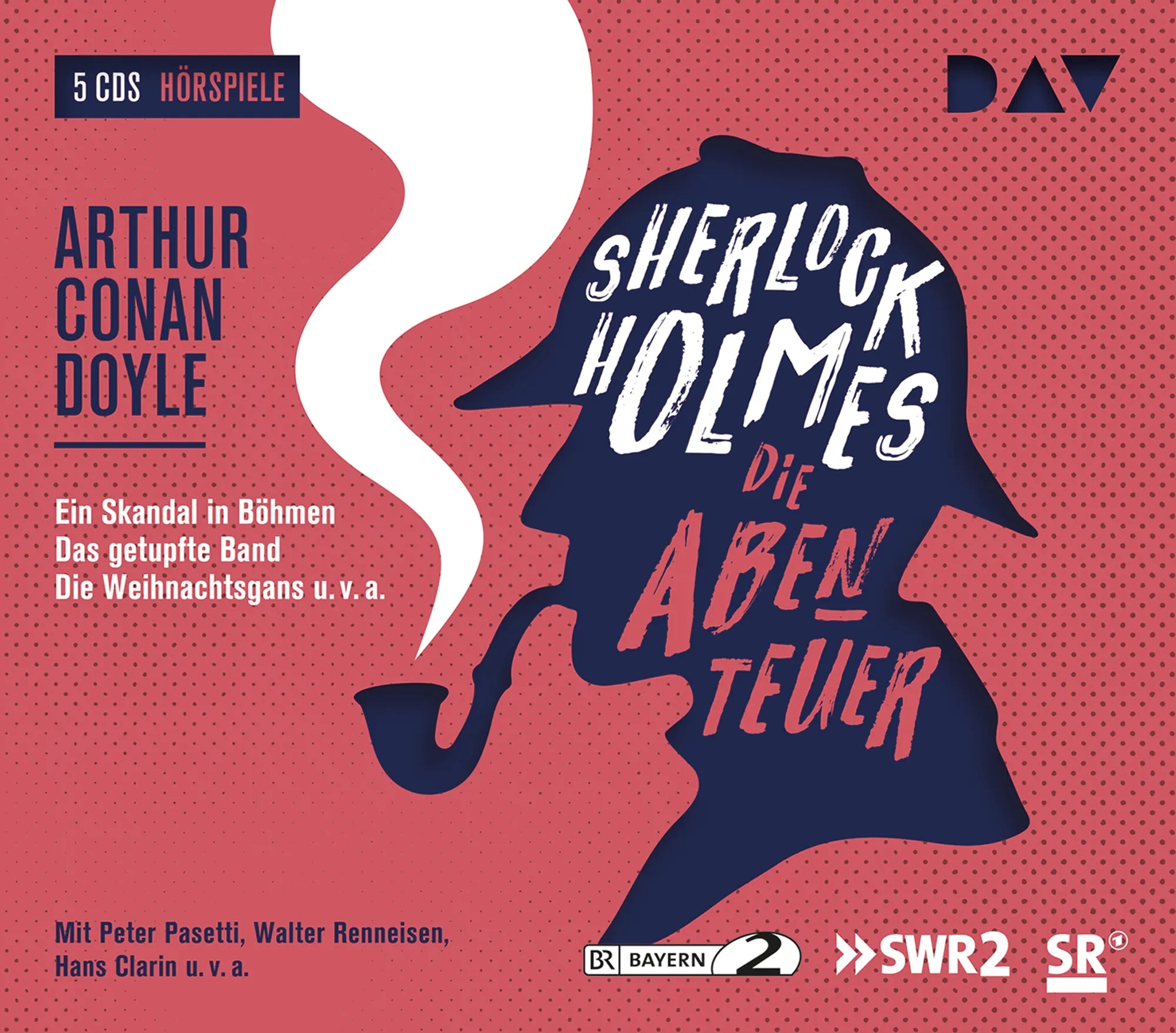 Buchcover von 'Sherlock Holmes 2 – Die Abenteuer' - Hörbuch (CD) von Arthur Conan Doyle