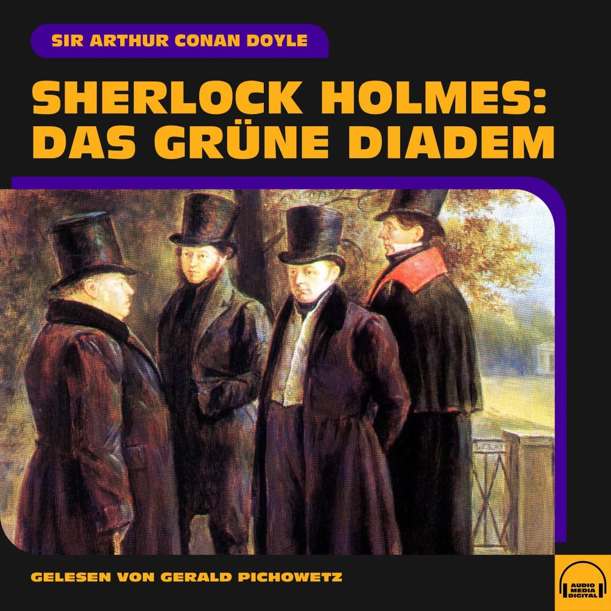 Cover: Sherlock Holmes: Das grüne Diadem (Hörbuch Download) von Sir Arthur Conan Doyle