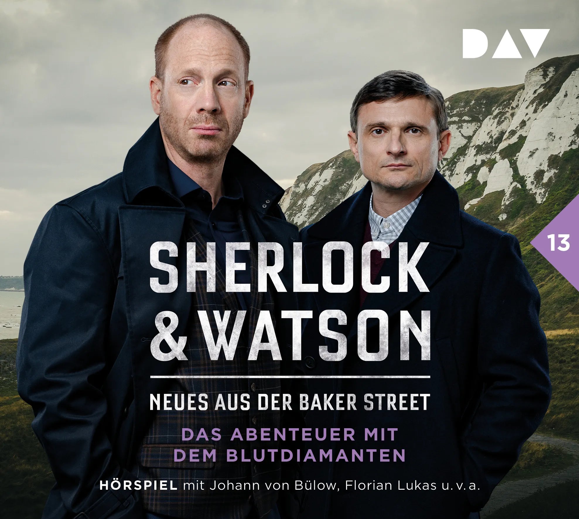 Buchcover von 'Sherlock & Watson – Neues aus der Baker Street: Das Abenteuer mit dem Blutdiamanten' - Hörbuch (CD) von Viviane Koppelmann