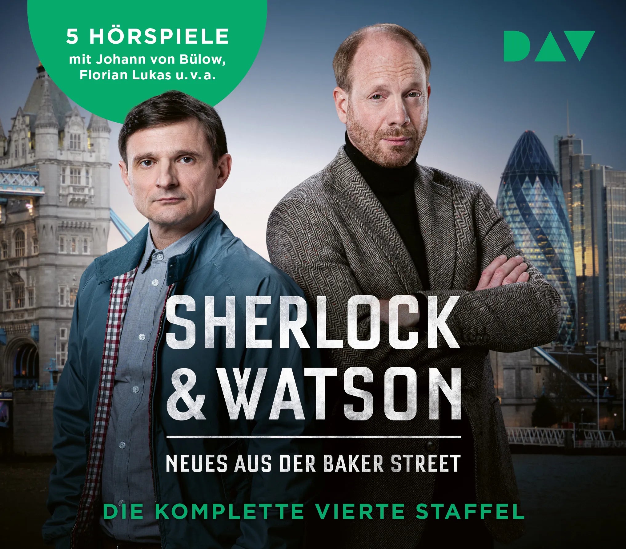 Buchcover von 'Sherlock & Watson – Neues aus der Baker Street. Die komplette vierte Staffel' - Hörbuch (CD) von Viviane Koppelmann