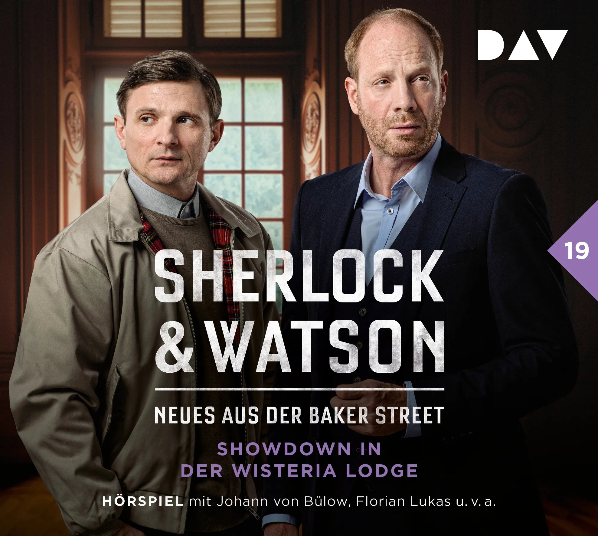 Buchcover von 'Sherlock & Watson – Neues aus der Baker Street: Showdown in der Wisteria Lodge' - Hörbuch (CD) von Viviane Koppelmann