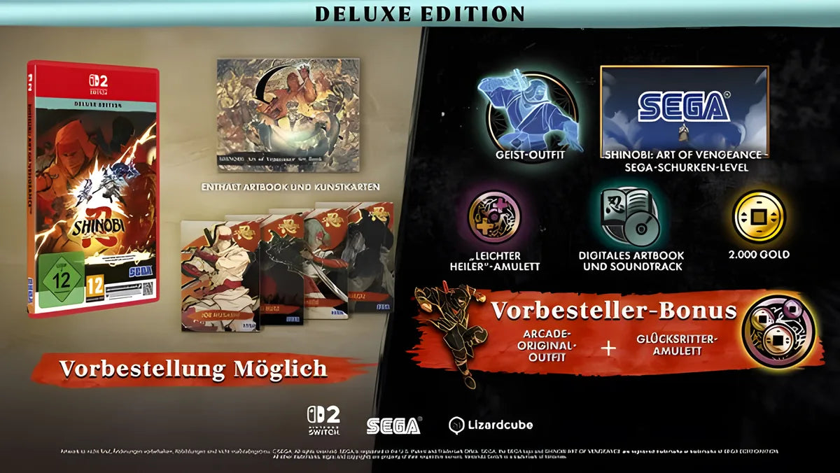 Spielszene 1 aus SHINOBI: Art of Vengeance Deluxe Edition – Nintendo Switch 2