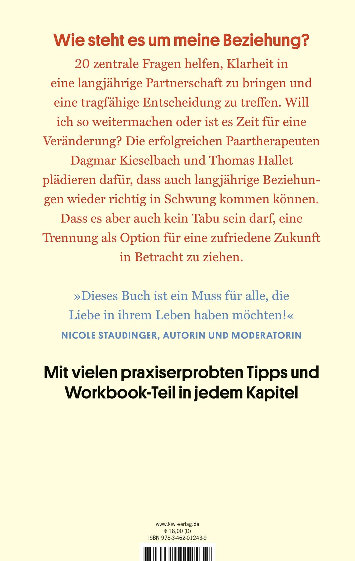 Buchrückseite von 'Should I Stay or Should I Go?' mit Klappentext - Paperback