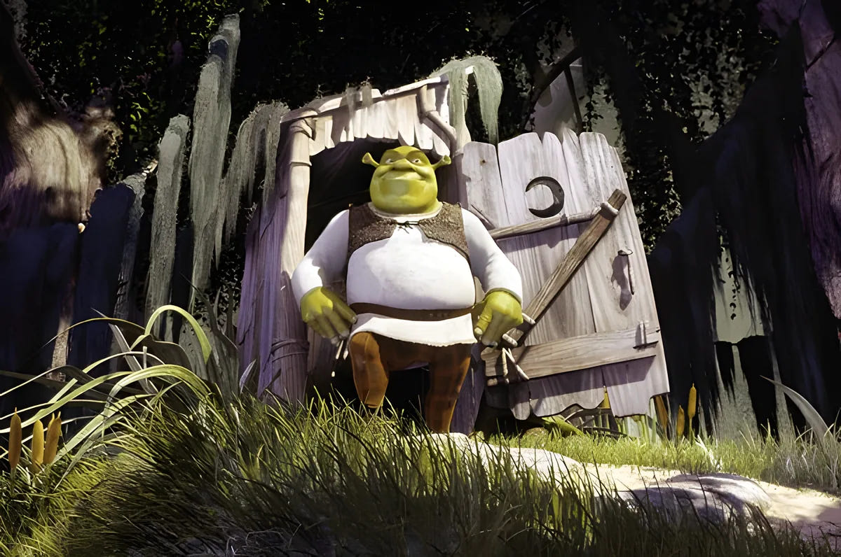 Filmszene 1 aus Shrek - 25th Anniversary Edition (Steelbook) – 4K UHD Blu-ray. Regie: Andrew Adamson