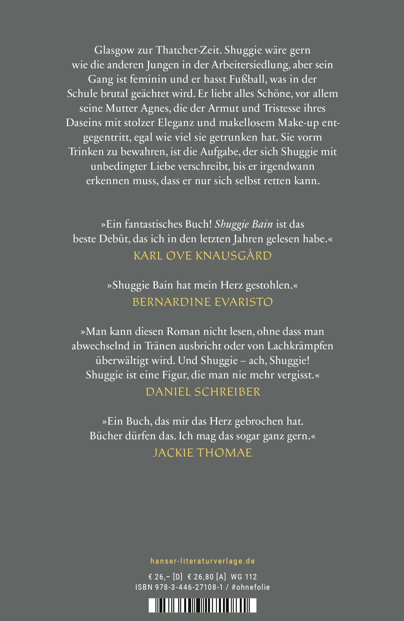 Produktansicht: Shuggie Bain (Gebundene Ausgabe)