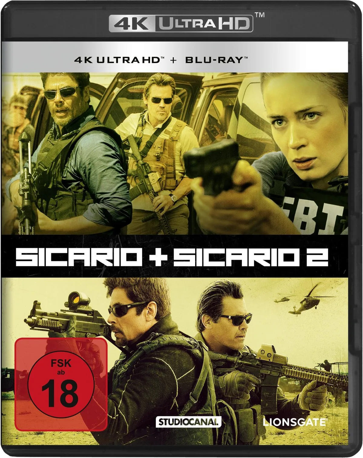 Sicario 1+2 - Blu-ray 4K Ultra HD