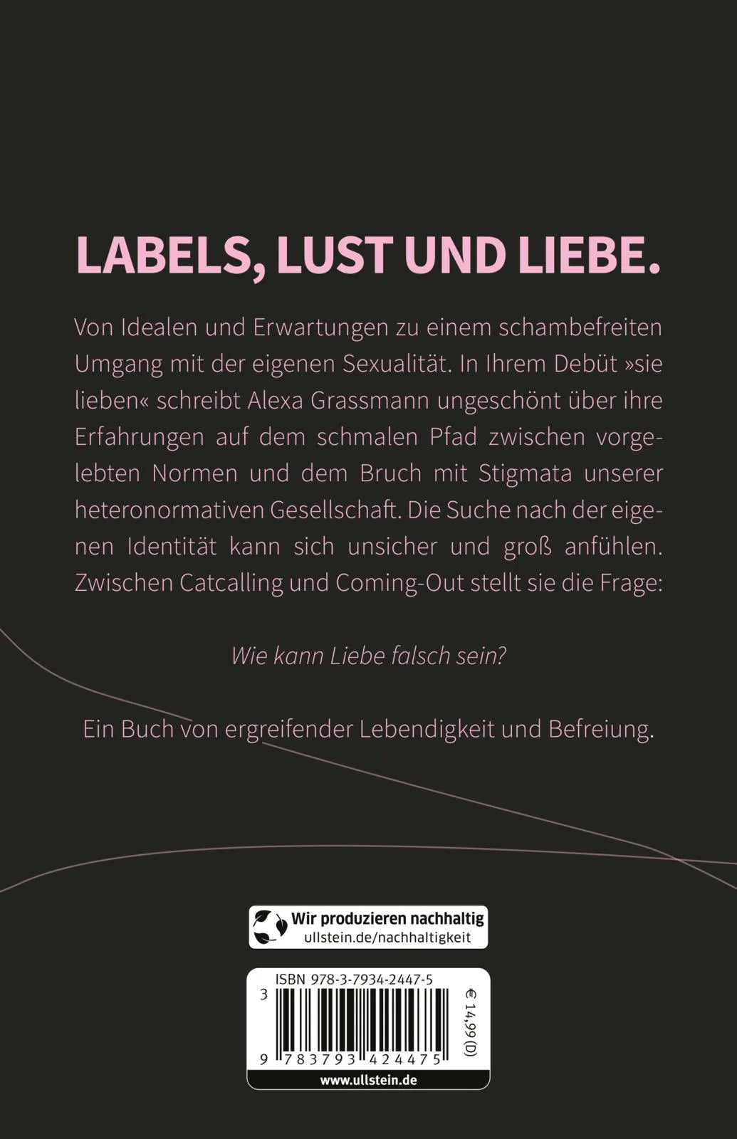 Rückseite: sie lieben (Taschenbuch)