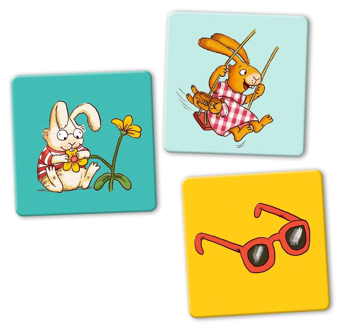 Sieben kleine Hasen. Memo-Spiel – Ansicht