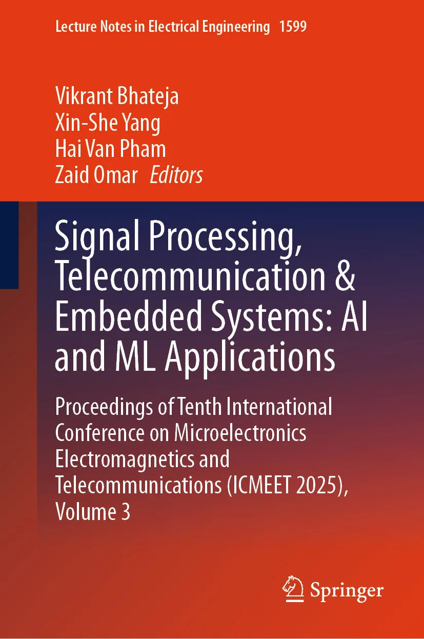 Cover: Signal Processing, Telecommunication & Embedded Systems: AI and ML Applications (E-Book)