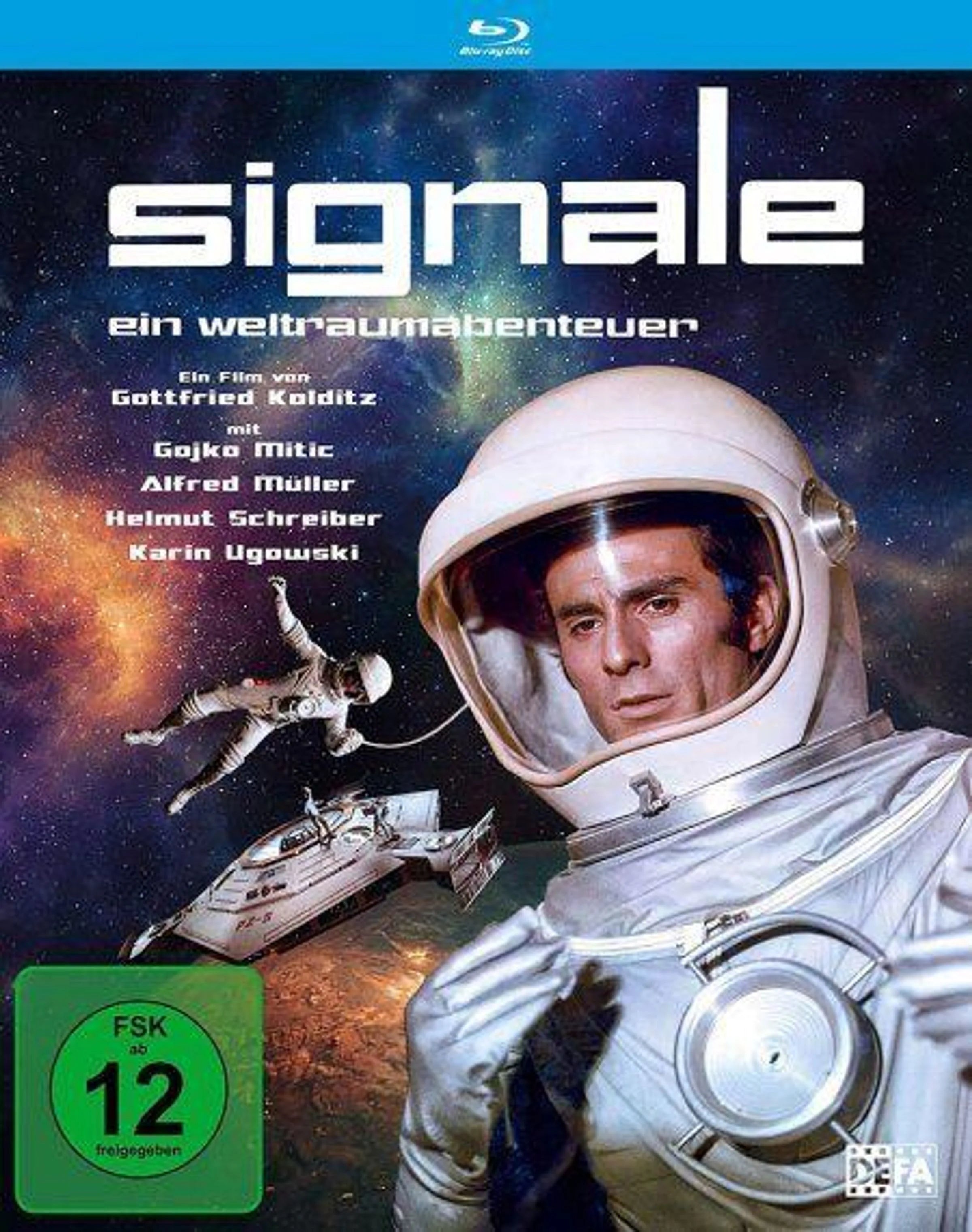 Blu-ray-Cover: Signale - Ein Weltraumabenteuer. Regie: Gottfried Kolditz