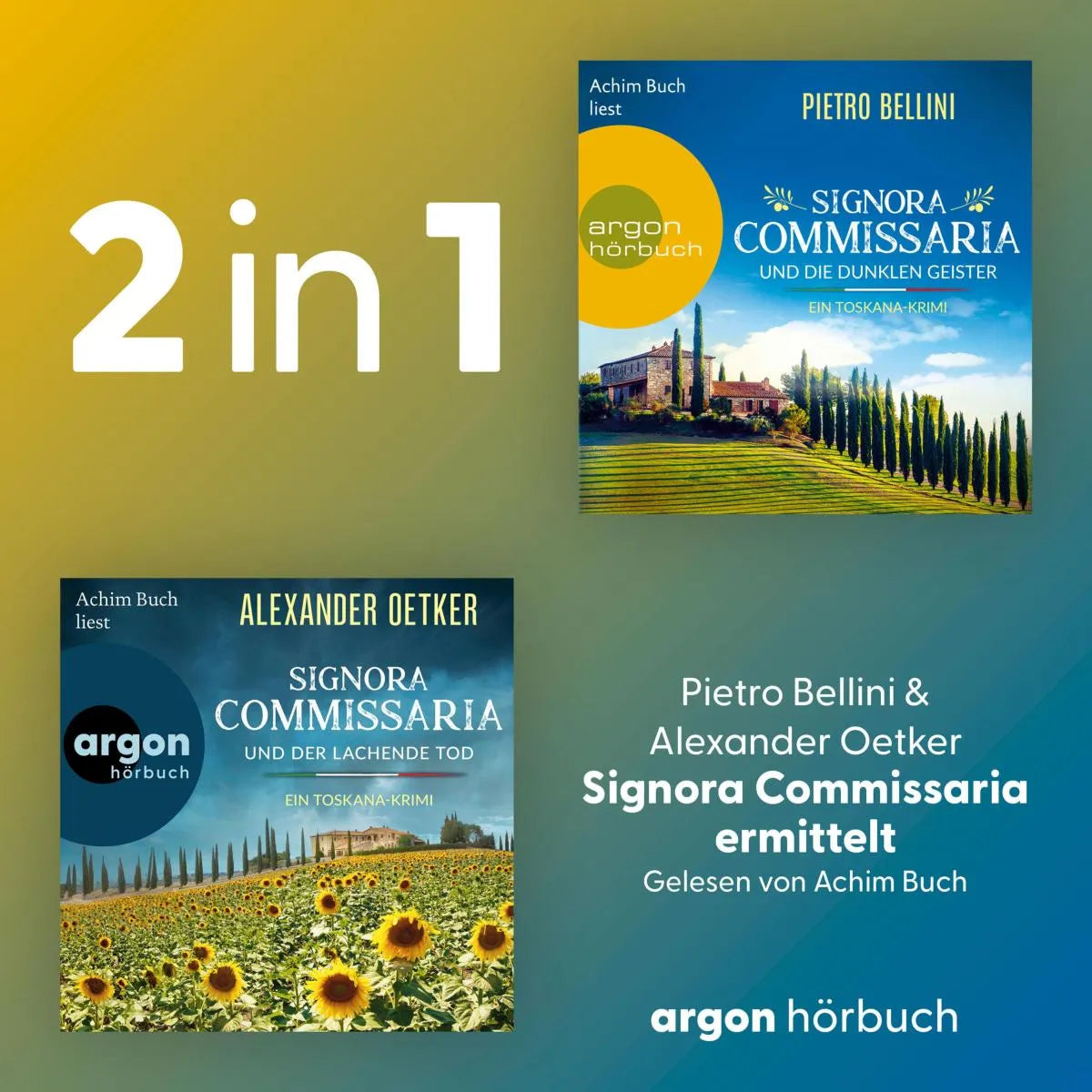 Cover: Signora Commissaria ermittelt (Hörbuch Download) von Pietro Bellini